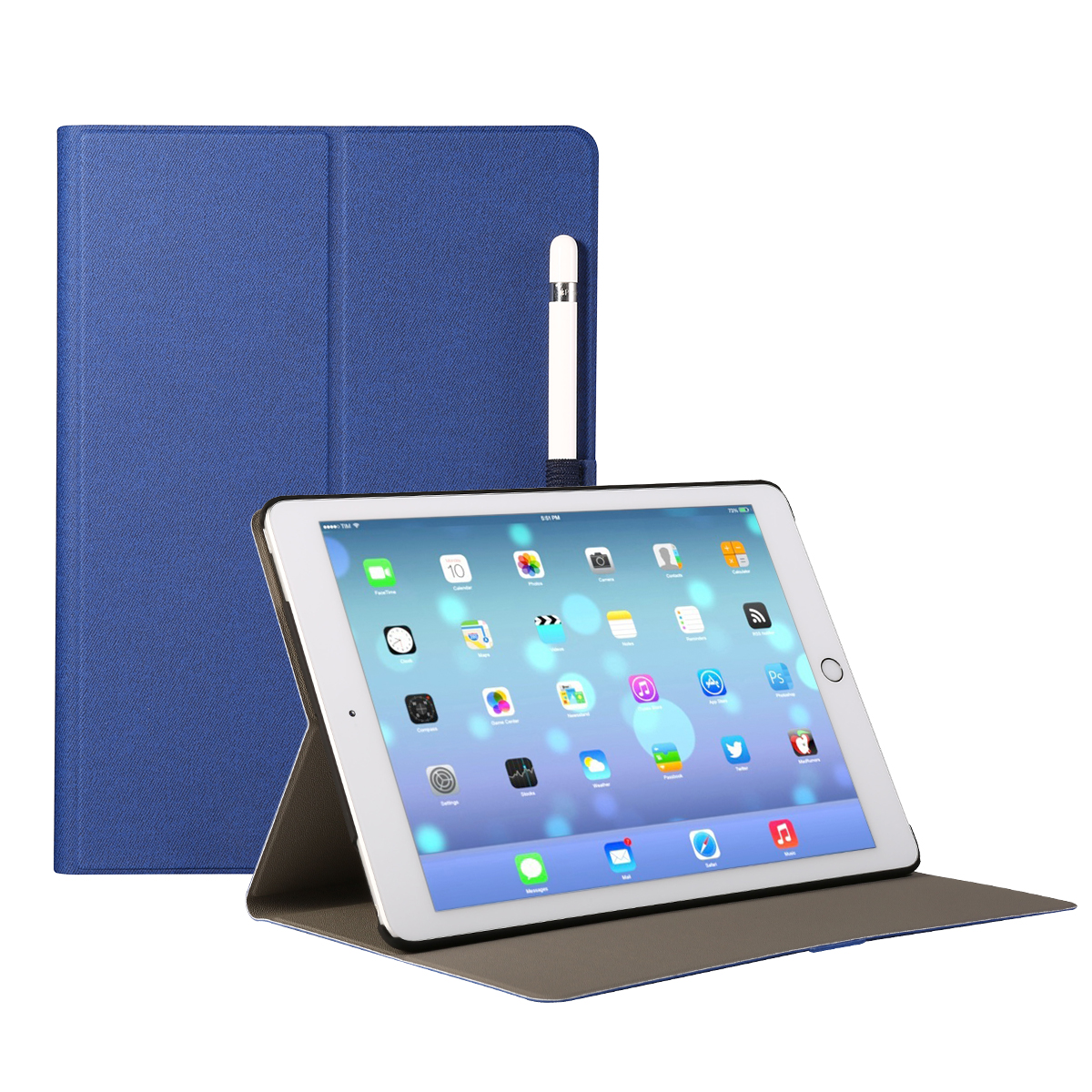 Smart Shockproof PU Leather Cover Fit iPad Air 11” M2 2024  